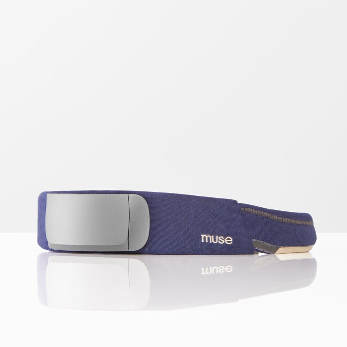 Muse S (Gen 2) navy fabric meditation headband with sensor pod